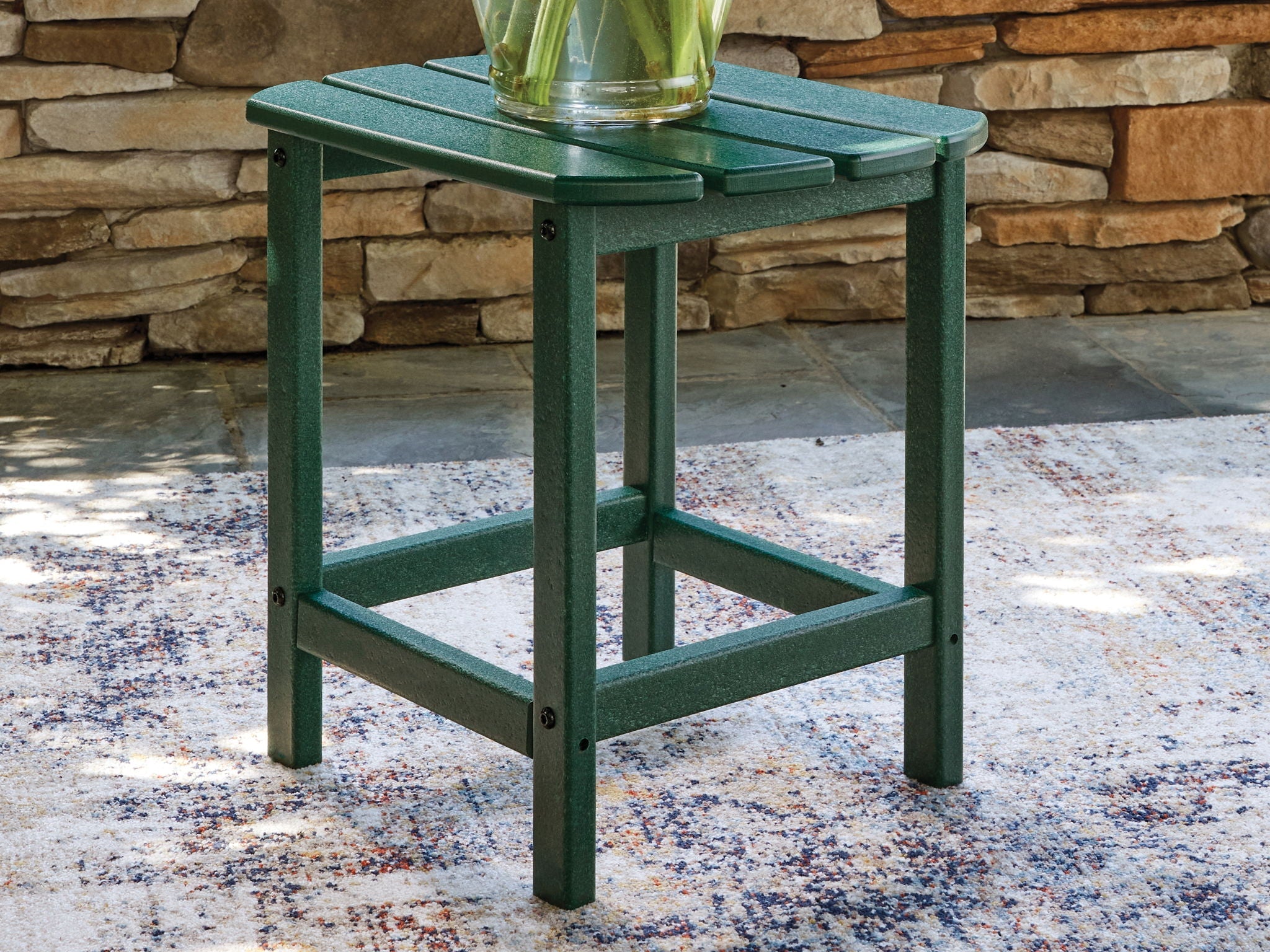Sundown Shores - Rectangular End Table - Green - Stylish Home Furniture