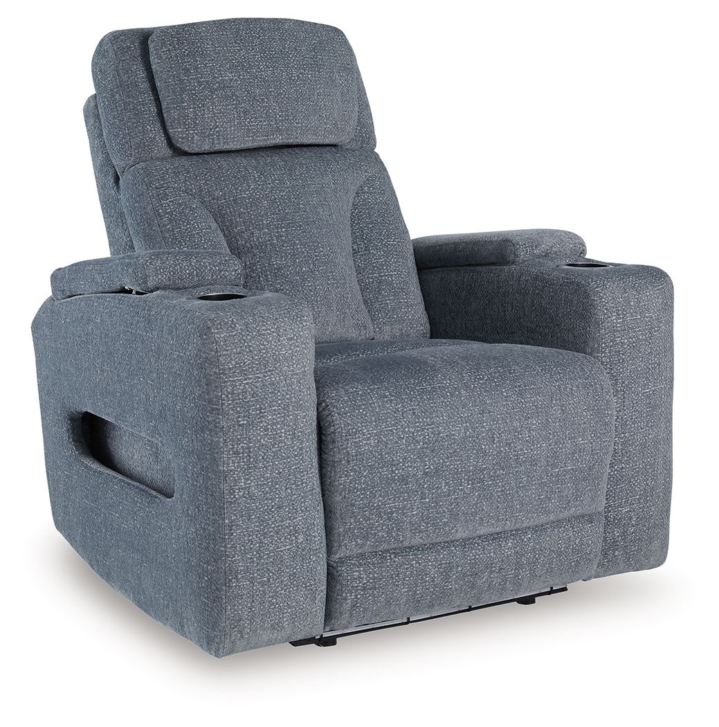 Studio Cave - Power Recliner - Steel - Stylish Home Furniture