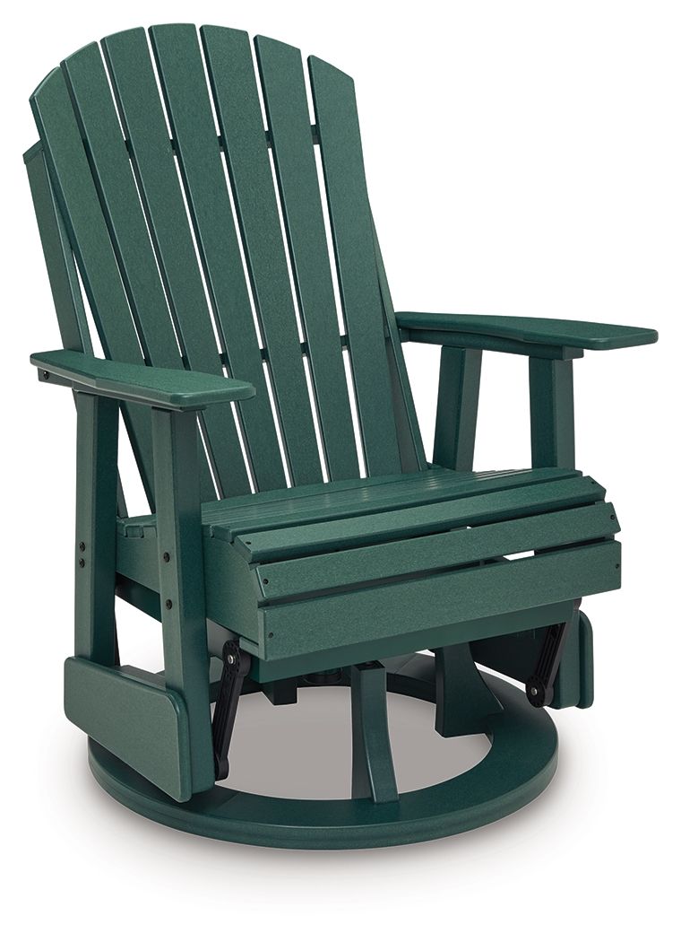 Shell Beach - Swivel Glider Chair - Green - Stylish Home Furniture