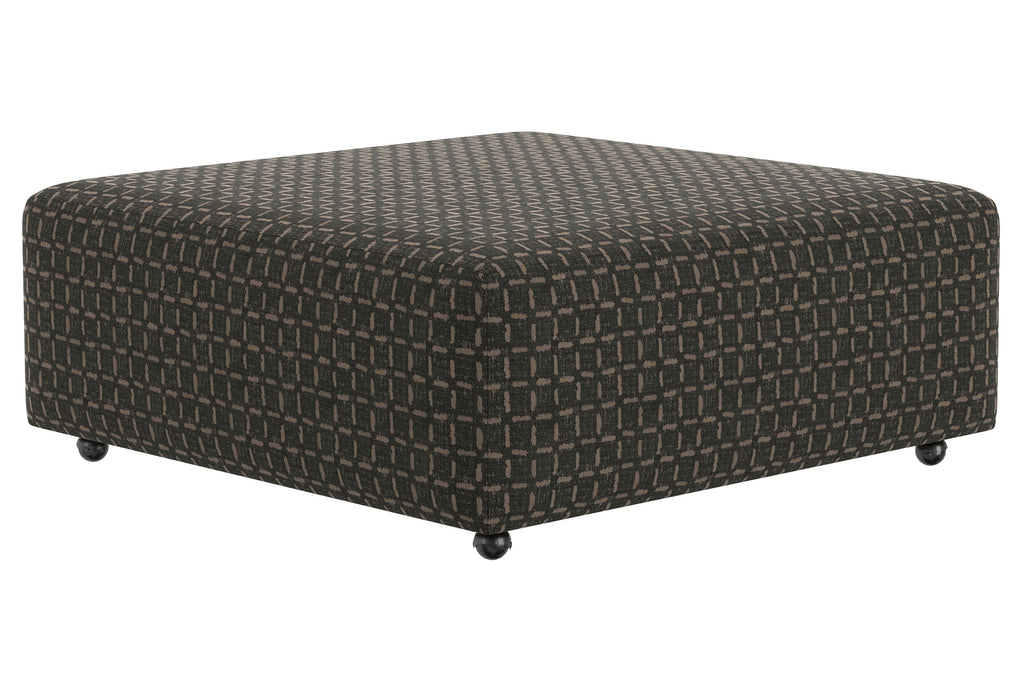 Royster - Castered Cocktail Ottoman - Walnut - Stylish Home Furniture
