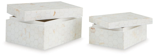 Aldenburg - Box Set (Set of 2) - Cream - Stylish Home Furniture