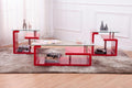 T306 - Table Set (Coffee Table And 2 End Table) - Red - Stylish Home Furniture