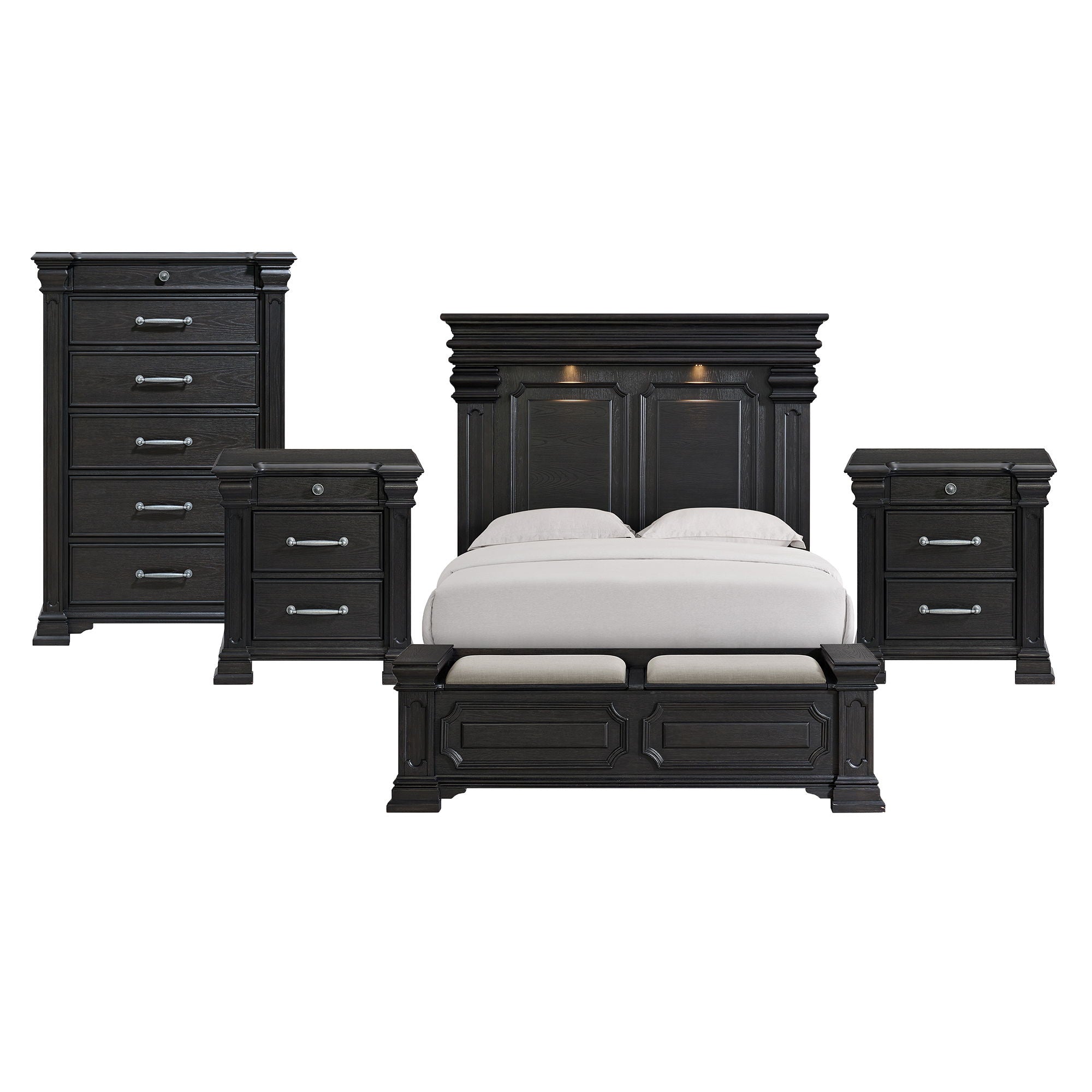 Kings Court - Storage Bedroom Set - Stylish Home Furniture