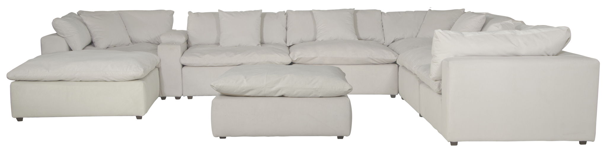 Posh - Modular Sectional And Ottoman - Stylish Home Furniture