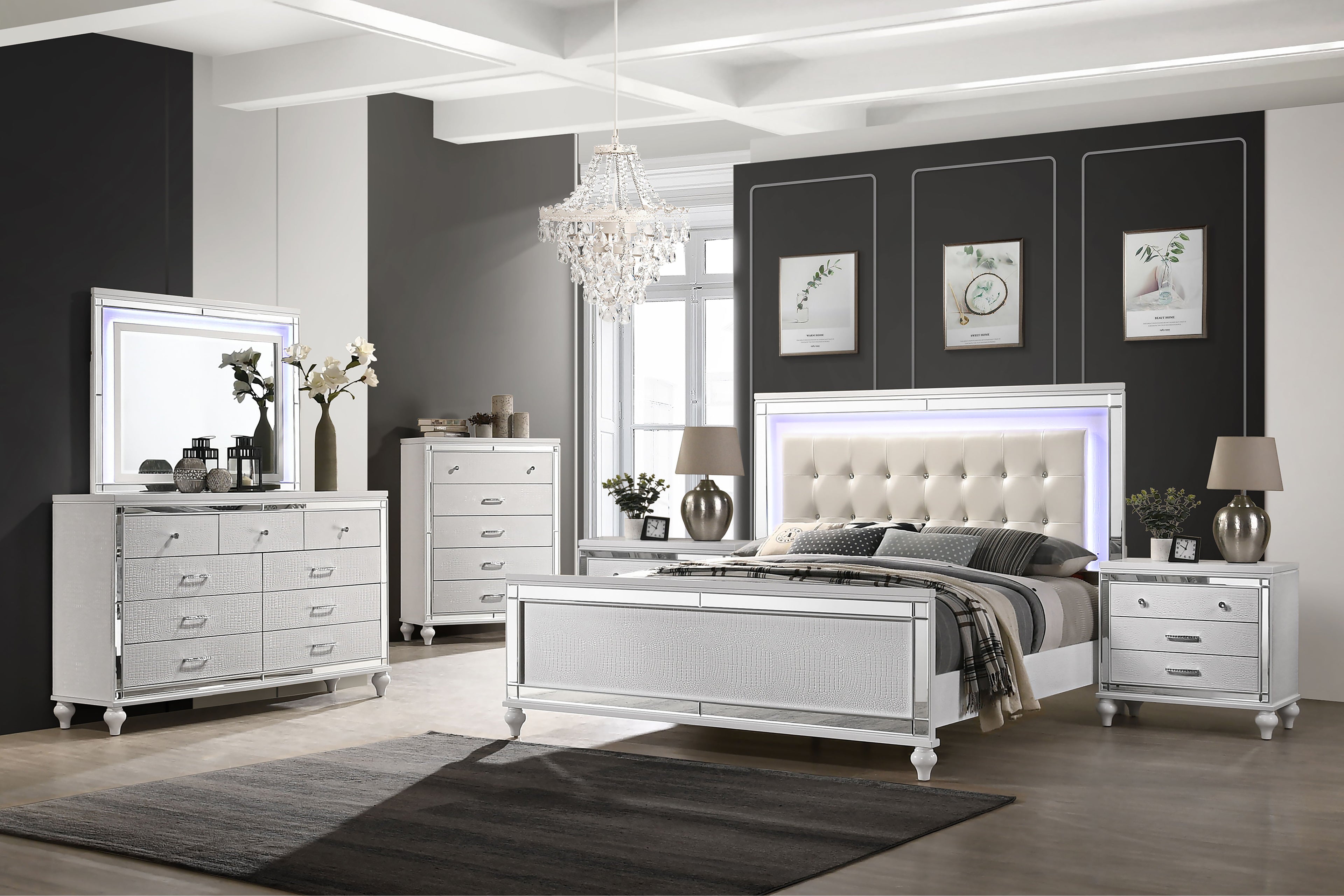 Valentino - Bedroom Set - Stylish Home Furniture