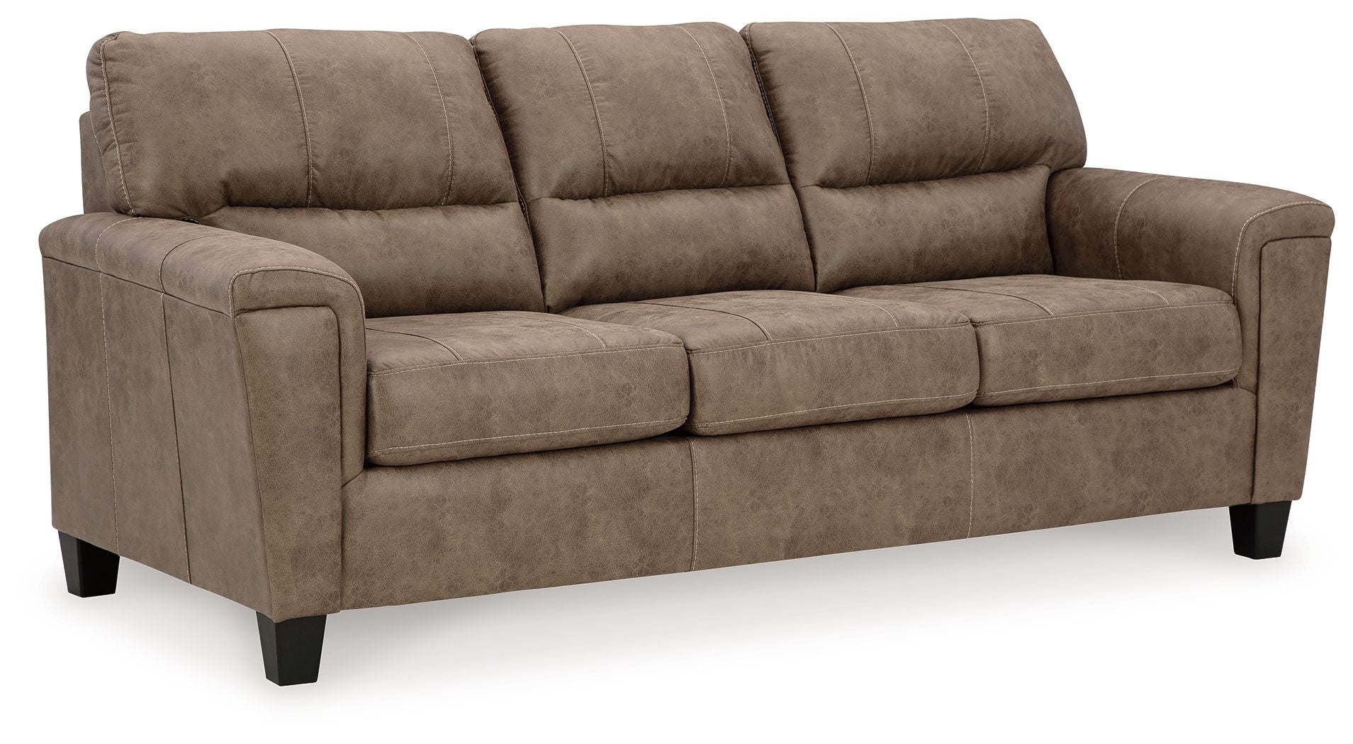 Navi - 3 Pc. - Sofa, Loveseat, Rocker Recliner - Fossil - Stylish Home Furniture