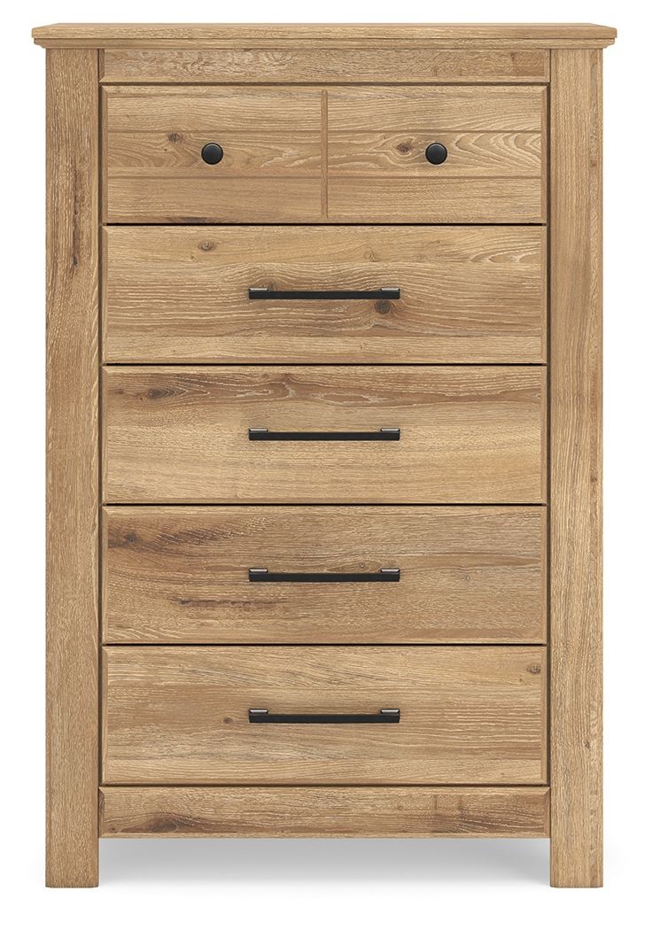 Makidern - Five Drawer Chest - Stylish Home Furniture