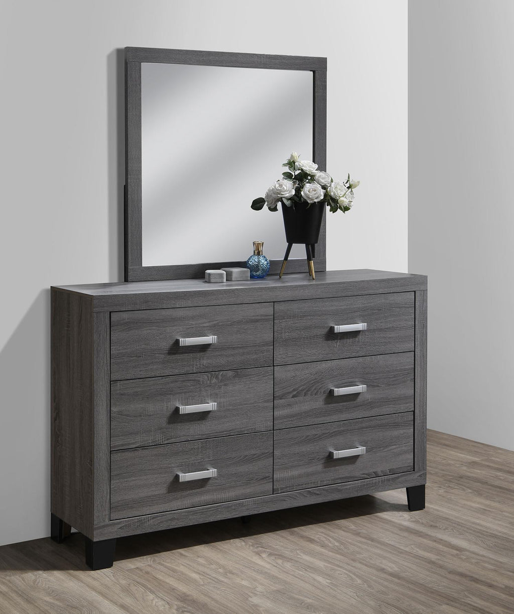 B376 - Dresser - Gray - Stylish Home Furniture