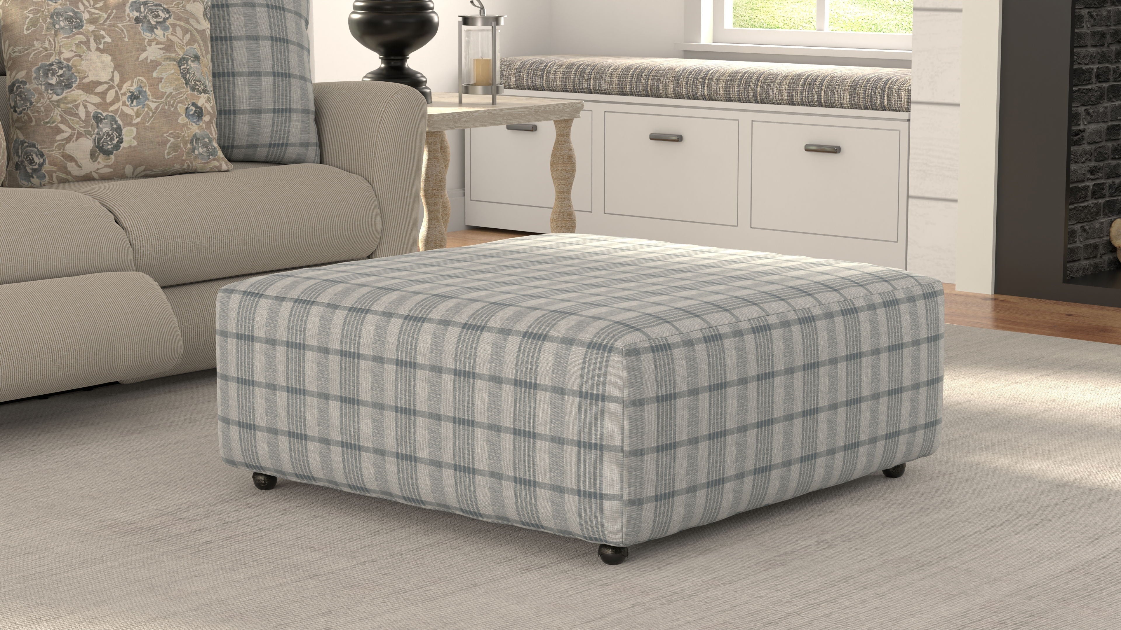 Chappy - Castered Cocktail Ottoman - Stylish Home Furniture