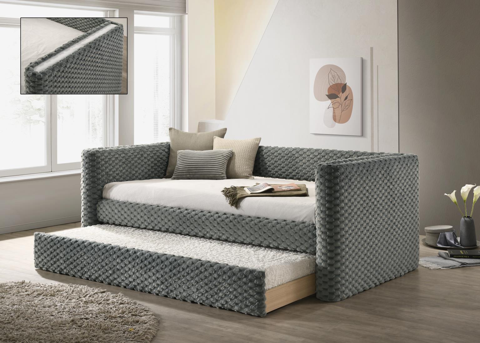 DB800 - Daybed - Gray / White - Stylish Home Furniture