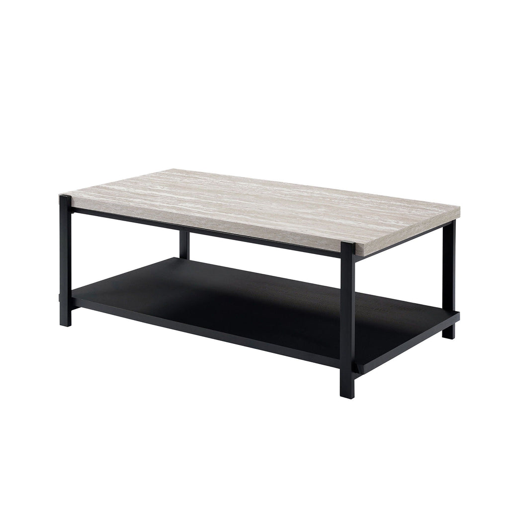 Linea - 3 Piece Occasional Set (1 Coffee & 2 End Tables) - Light Gray - Stylish Home Furniture