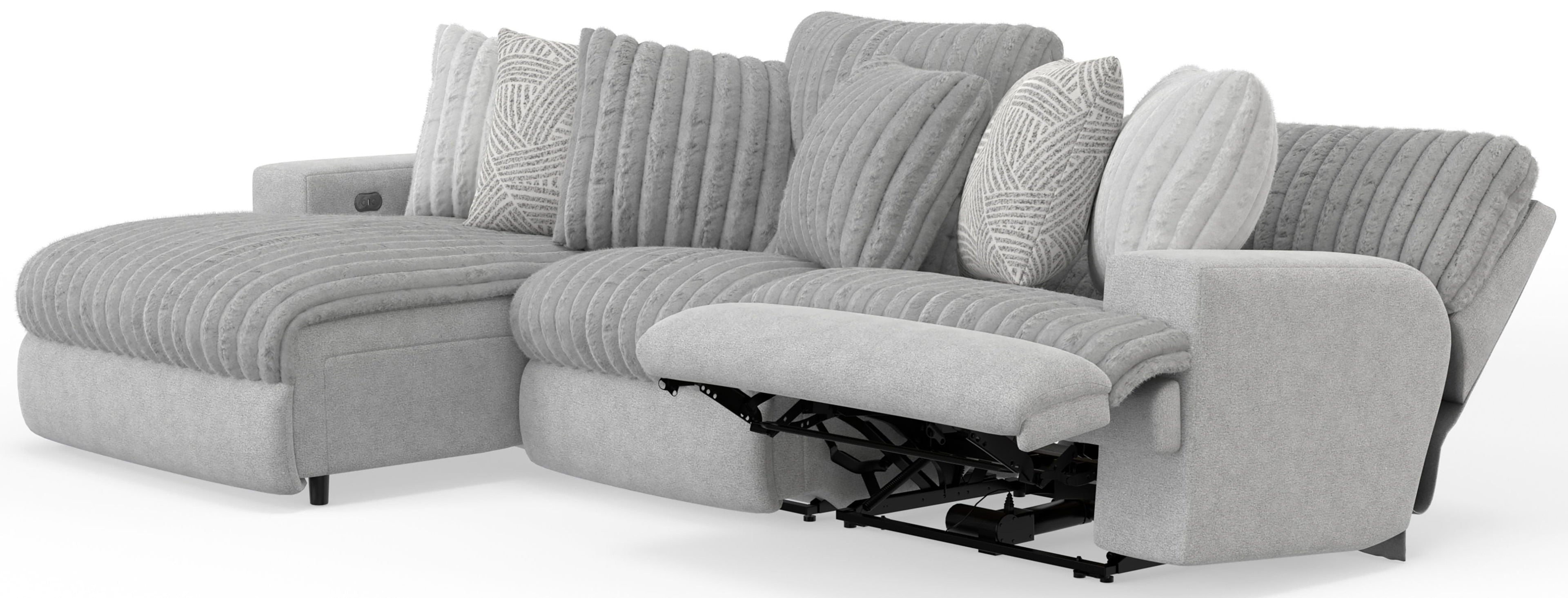Abraxas - Reclining Sectional - Stylish Home Furniture