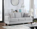 U418 - Sofa - Shimmer Silver