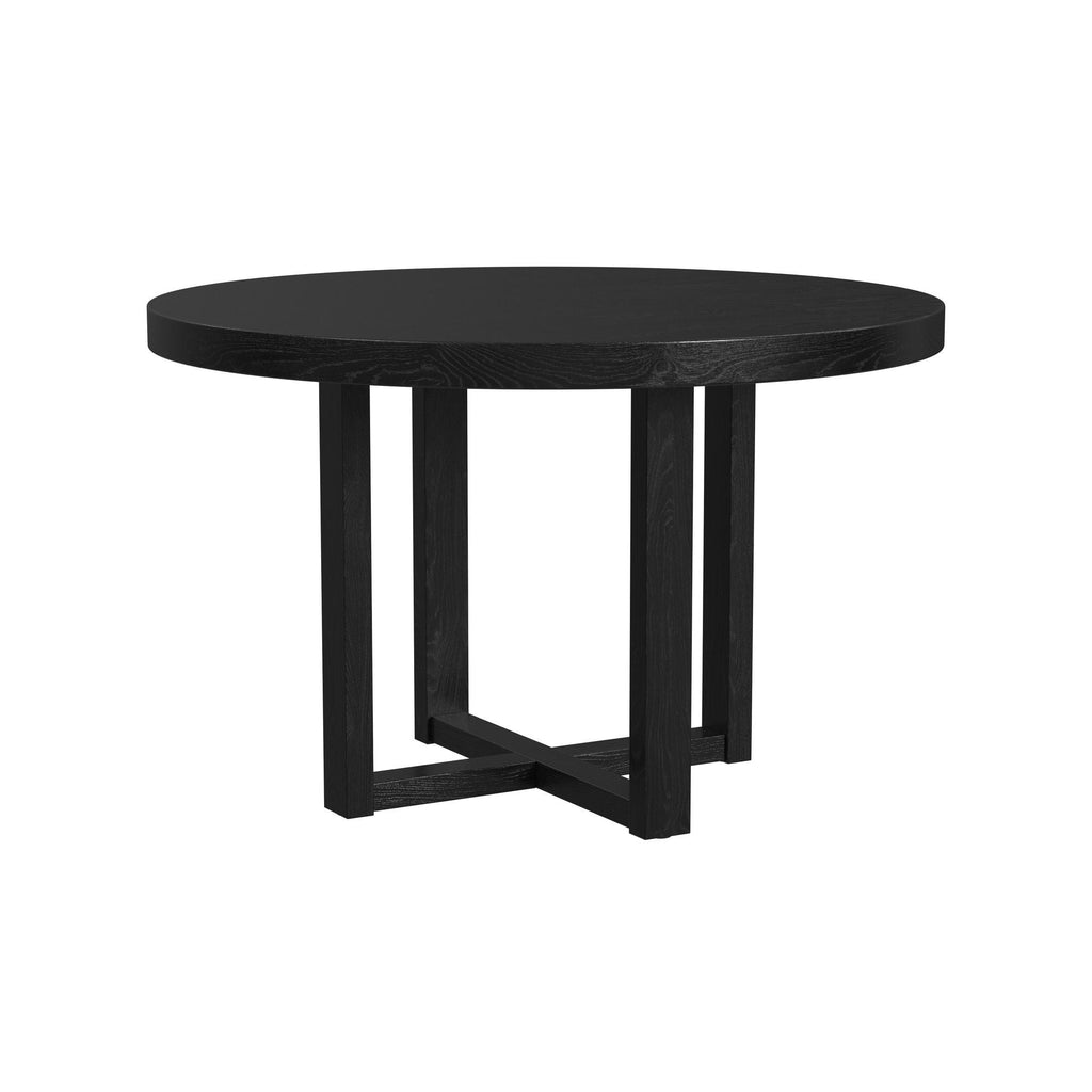 Bahama Breeze - 5 Piece Standard Height Dining Set (Table And Four Chairs) - Black - Stylish Home Furniture