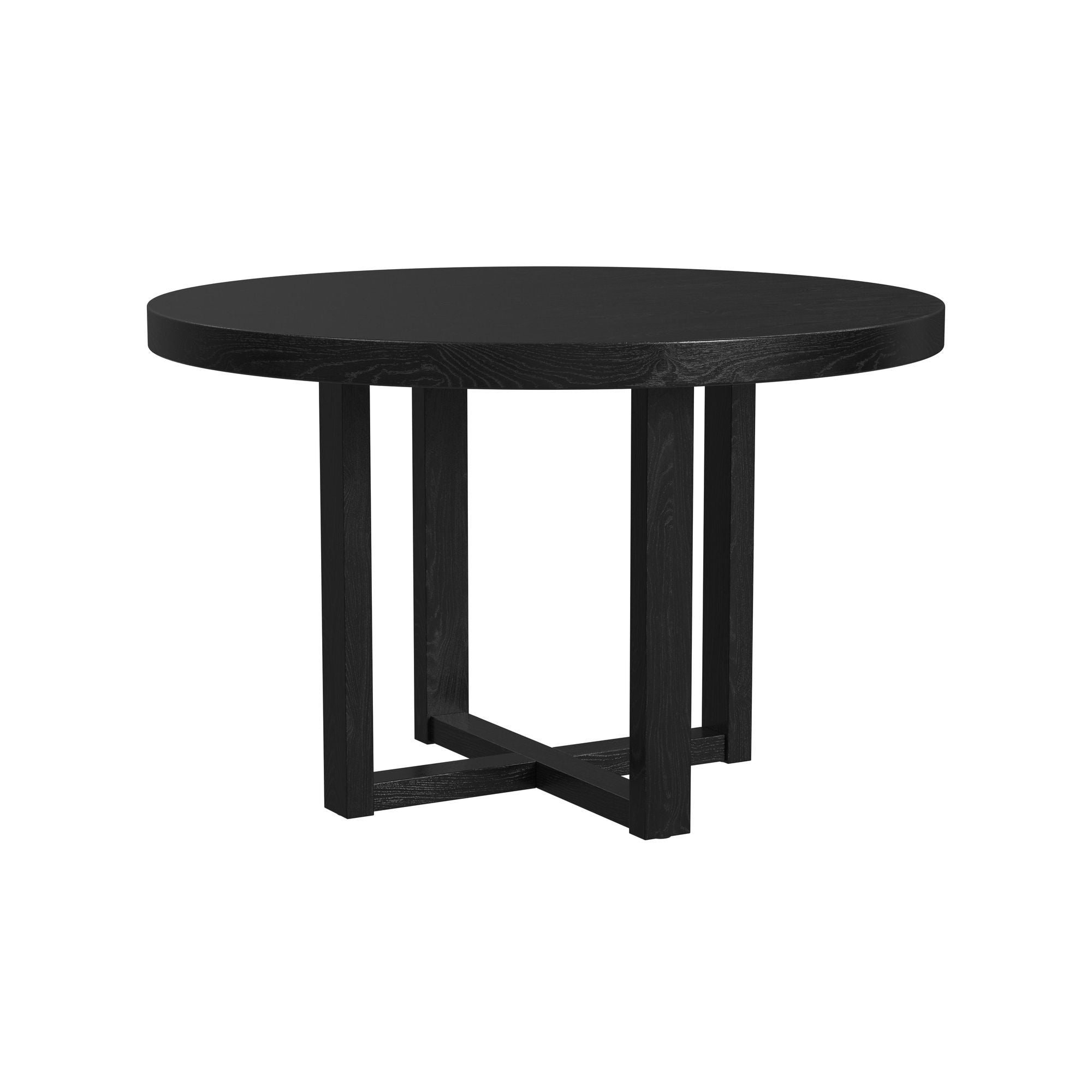 Bahama Breeze - 5 Piece Standard Height Dining Set (Table And Four Chairs) - Black - Stylish Home Furniture