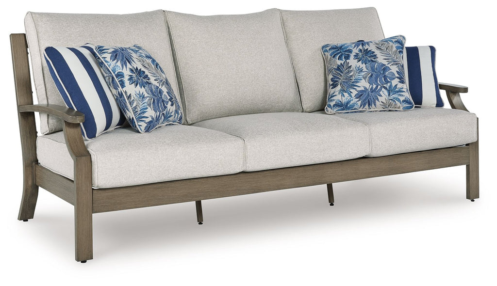 Rainier Ranch - Sofa With Cushion - Brown / Beige - Stylish Home Furniture