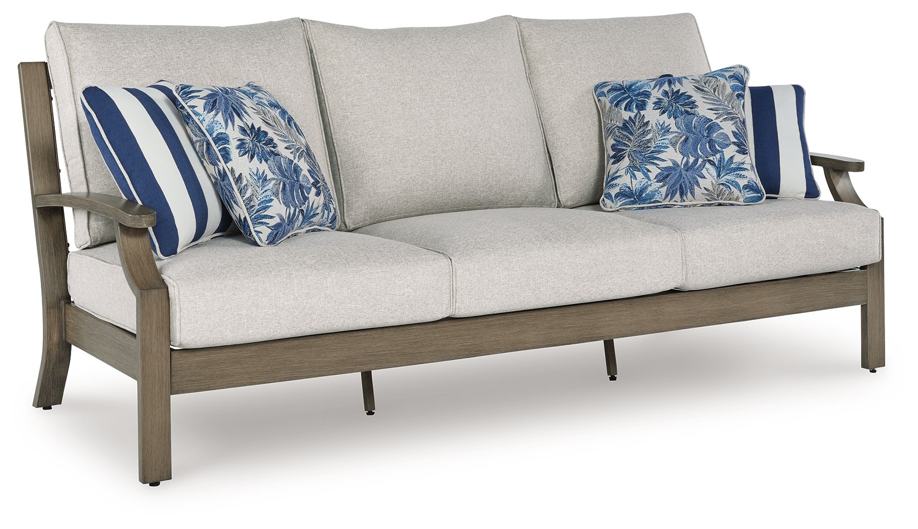 Rainier Ranch - Sofa With Cushion - Brown / Beige - Stylish Home Furniture
