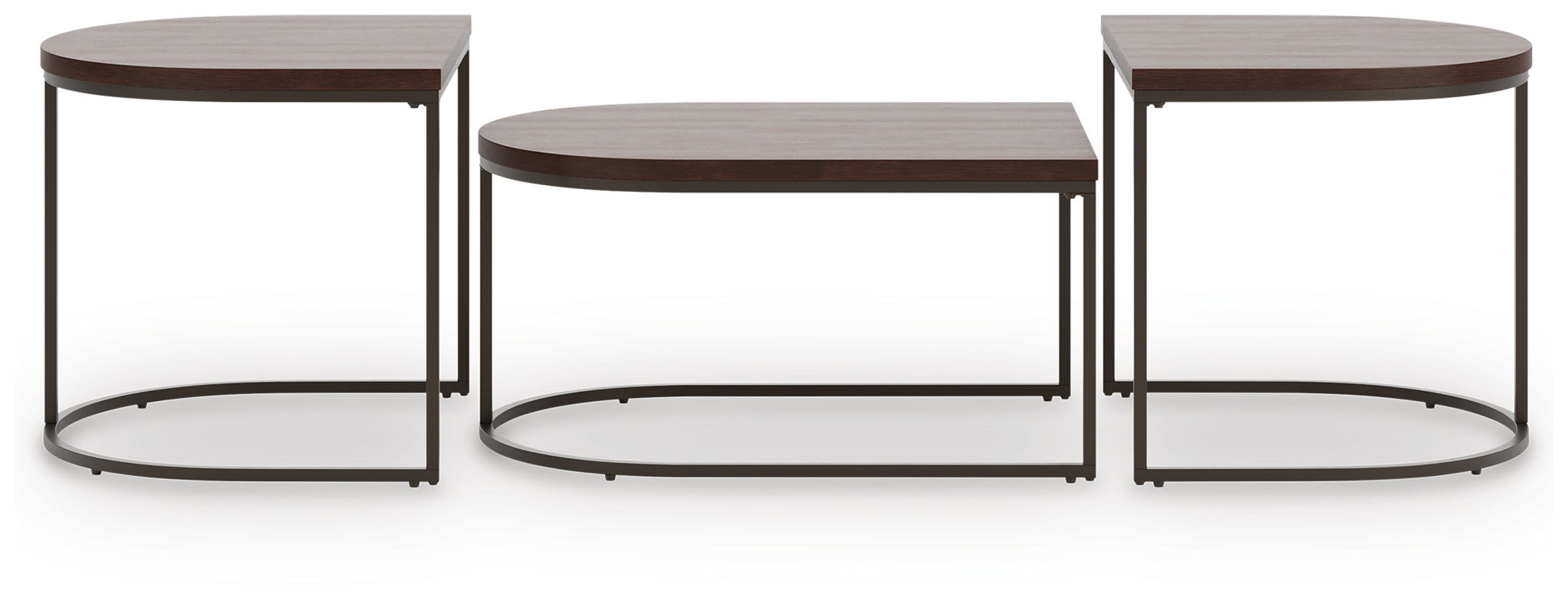 Vanmore - Occasional Table Set (Set of 3) - Dark Brown - Stylish Home Furniture