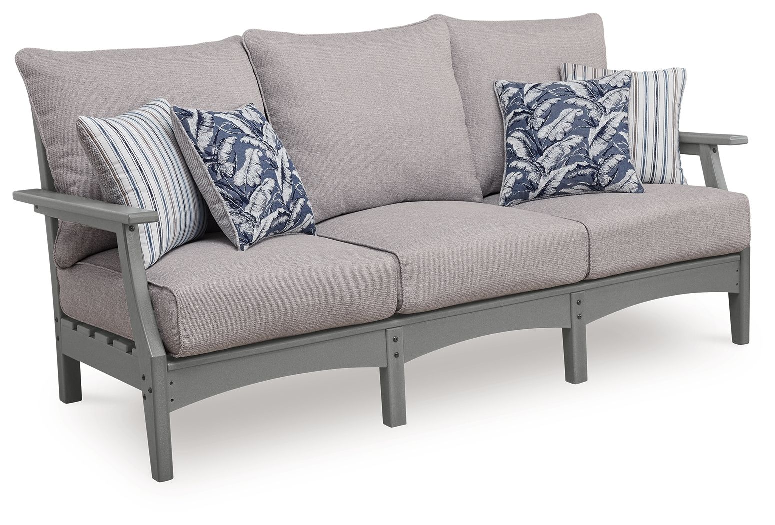 Cove Beach - Sofa With Cushion - Gray - Stylish Home Furniture