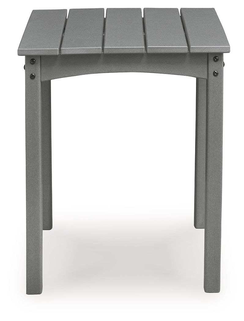 Cove Beach - Square End Table - Gray - Stylish Home Furniture