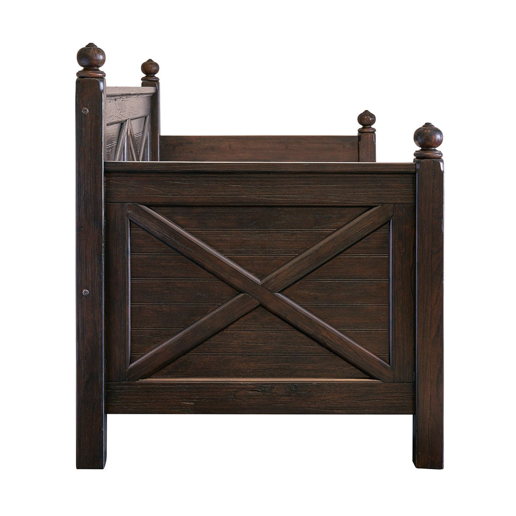 Sutherland - Twin Wood Daybed - Distressed Oak - Stylish Home Furniture