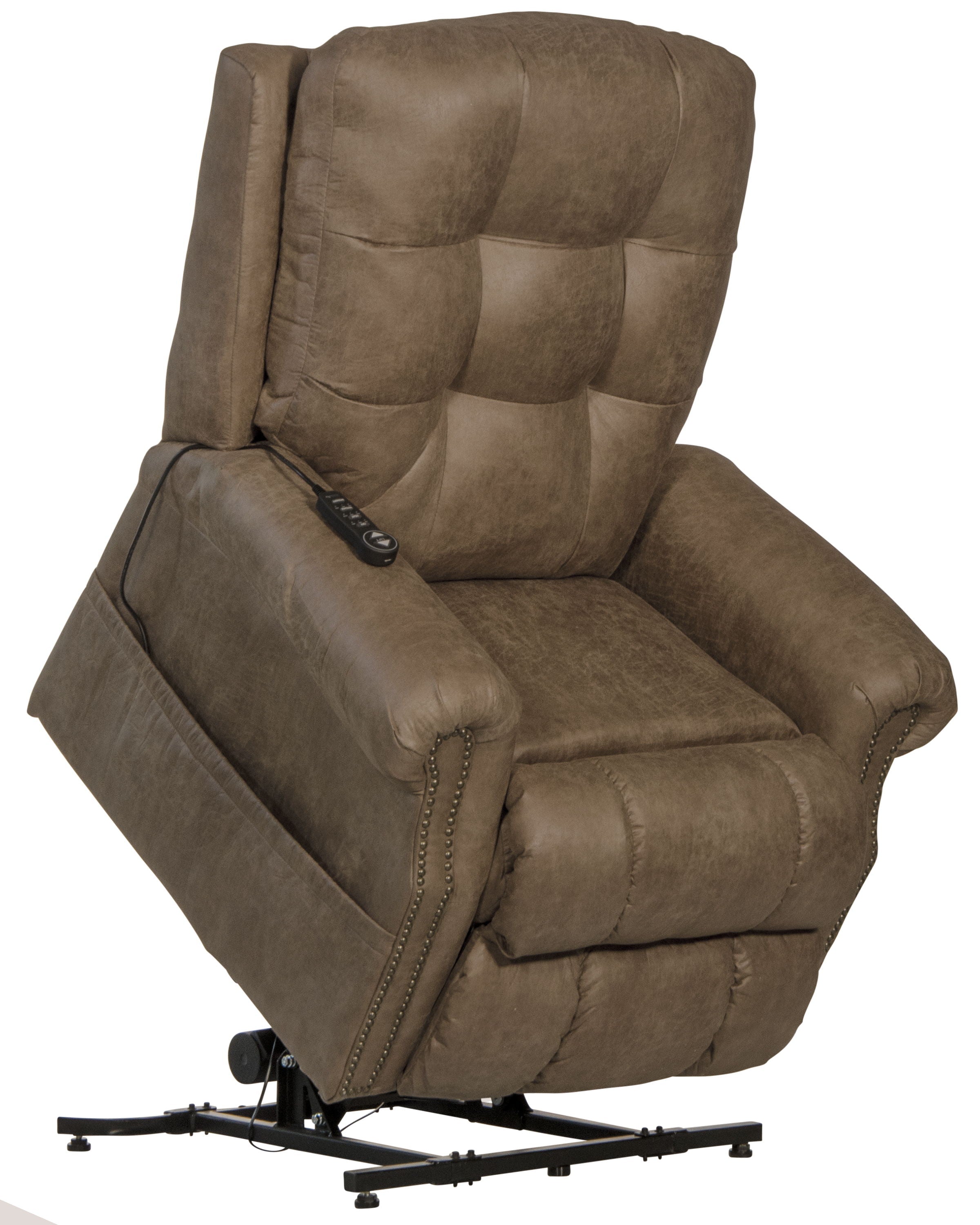 Ramsey - Power Lift Lay Flat Recliner With Heat & Massage - Stylish Home Furniture