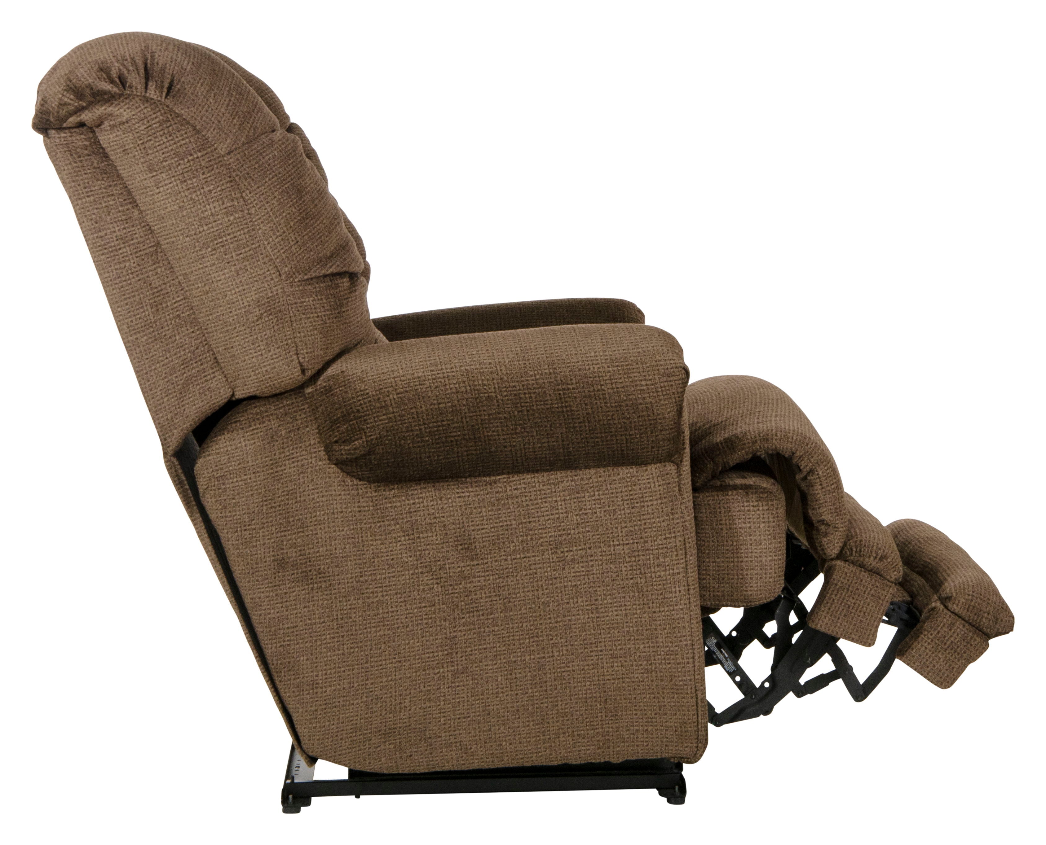 Malone - Power Lay Flat Recliner With Extended Ottoman - Stylish Home Furniture