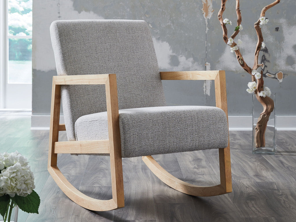 Wychworth - Accent Chair - Gray / Natural - Stylish Home Furniture