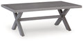 Half Moon Beach - Rectangular Cocktail Table - Gray - Stylish Home Furniture
