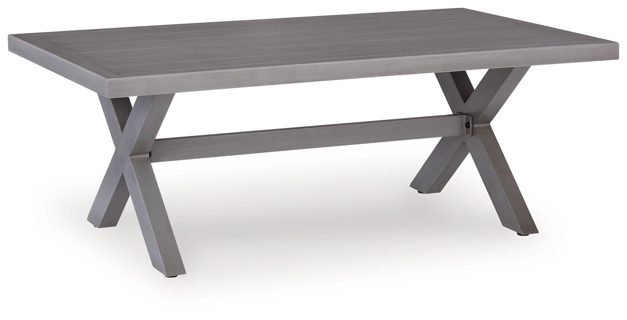 Half Moon Beach - Rectangular Cocktail Table - Gray - Stylish Home Furniture