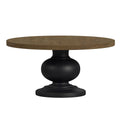 Heritage & Home - Round Dining Table - Oak Brown And Black