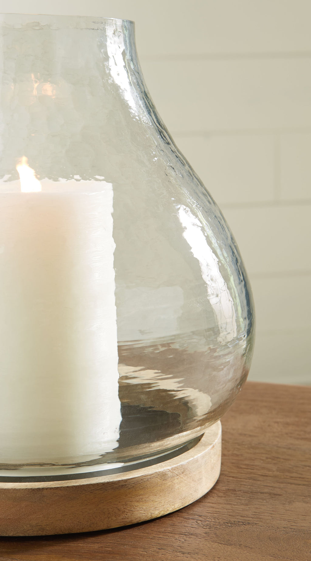 Adalisen - Candle Holder - Clear / Brown - Stylish Home Furniture