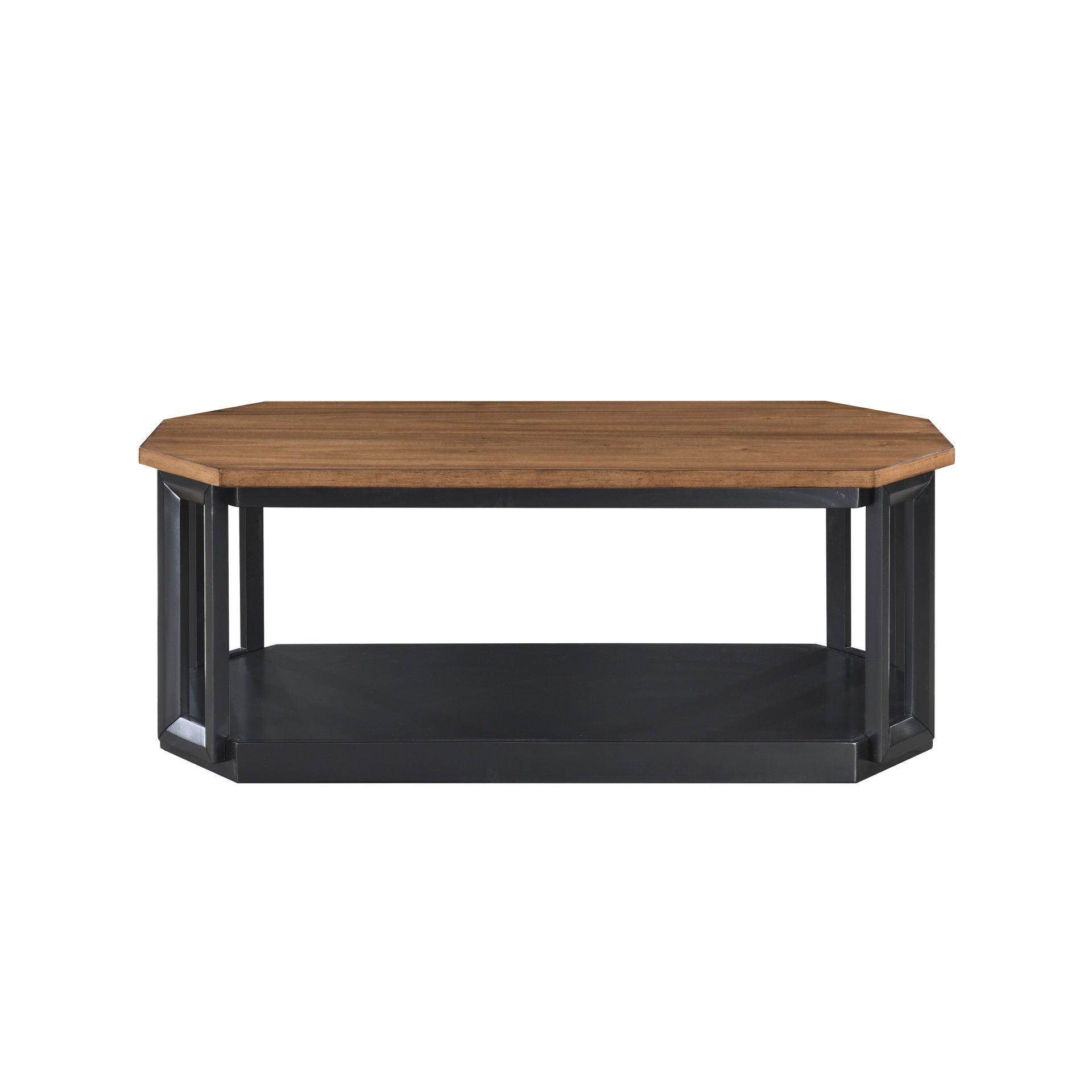 Decker - 3 Piece Occasional Set (1 Coffee & 2 End Tables) - Brown / Black - Stylish Home Furniture