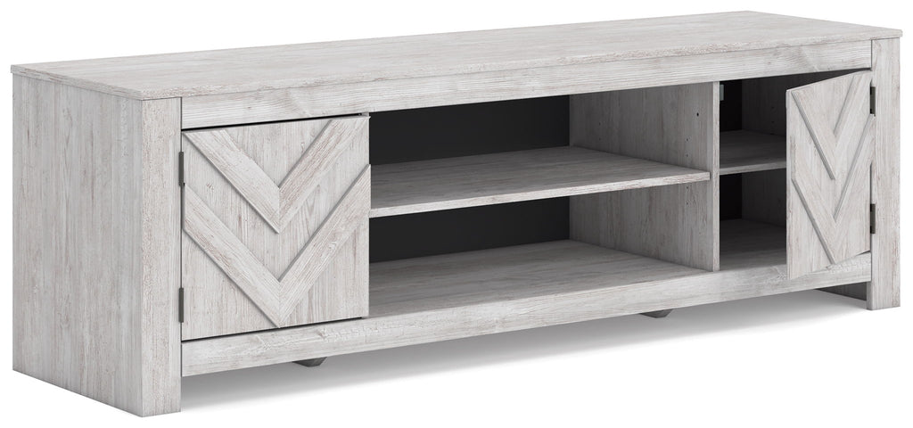 Cayboni - LG TV Stand With Fireplace Option - Stylish Home Furniture