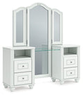 Kozlani - Vanity With Mirror - White - Stylish Home Furniture
