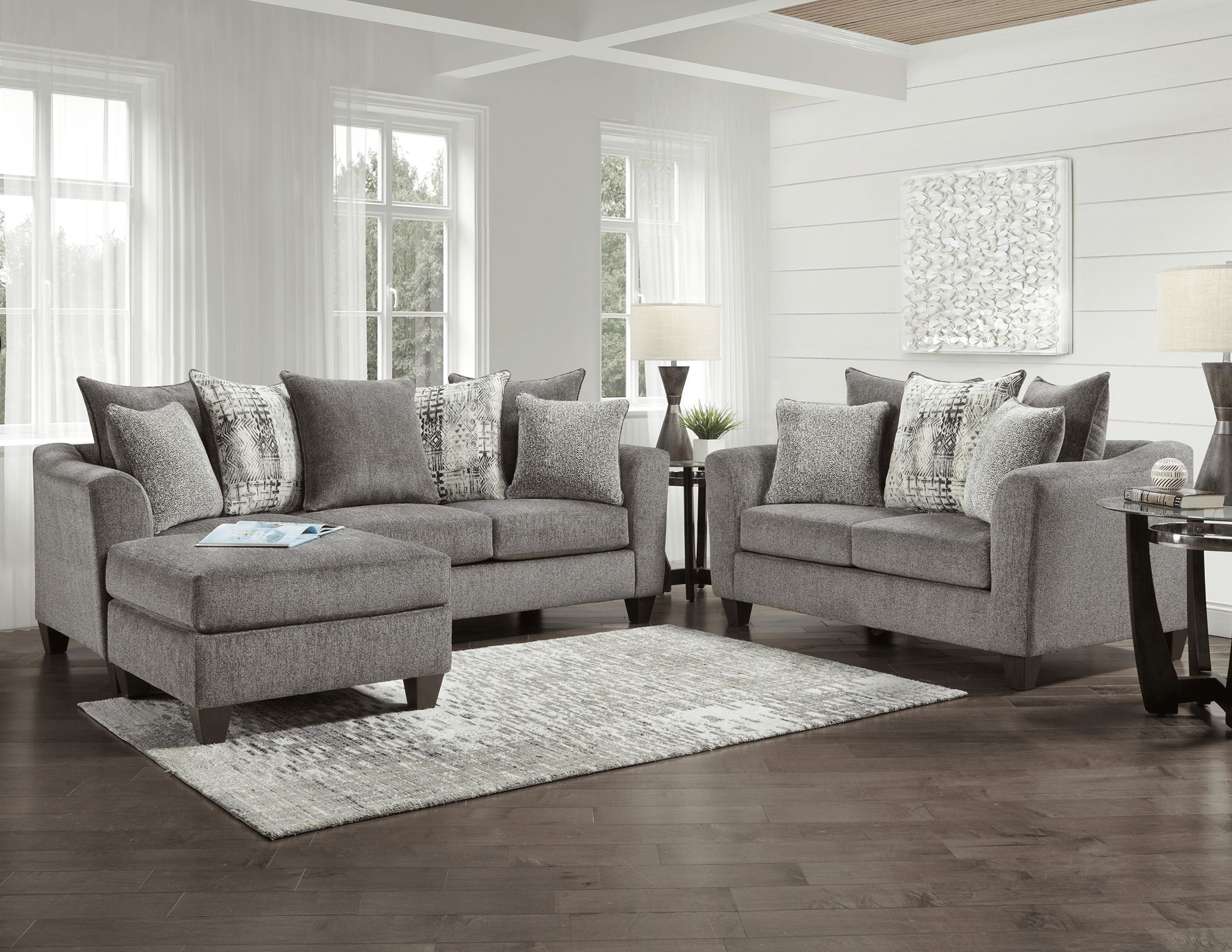Monroe Sofa & Loveseat Collection