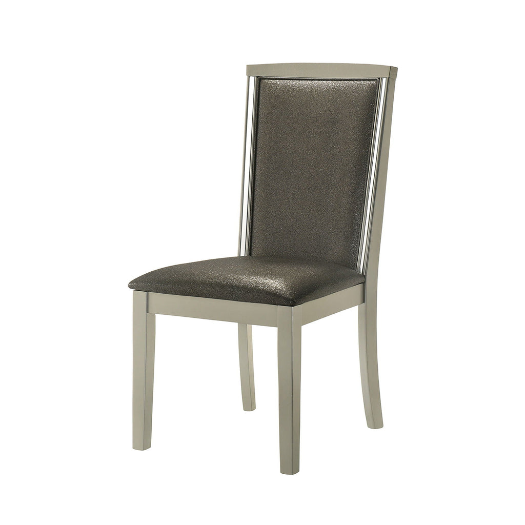 Lumina - Dining Chair (Set of 2) - Silver - Stylish Home Furniture