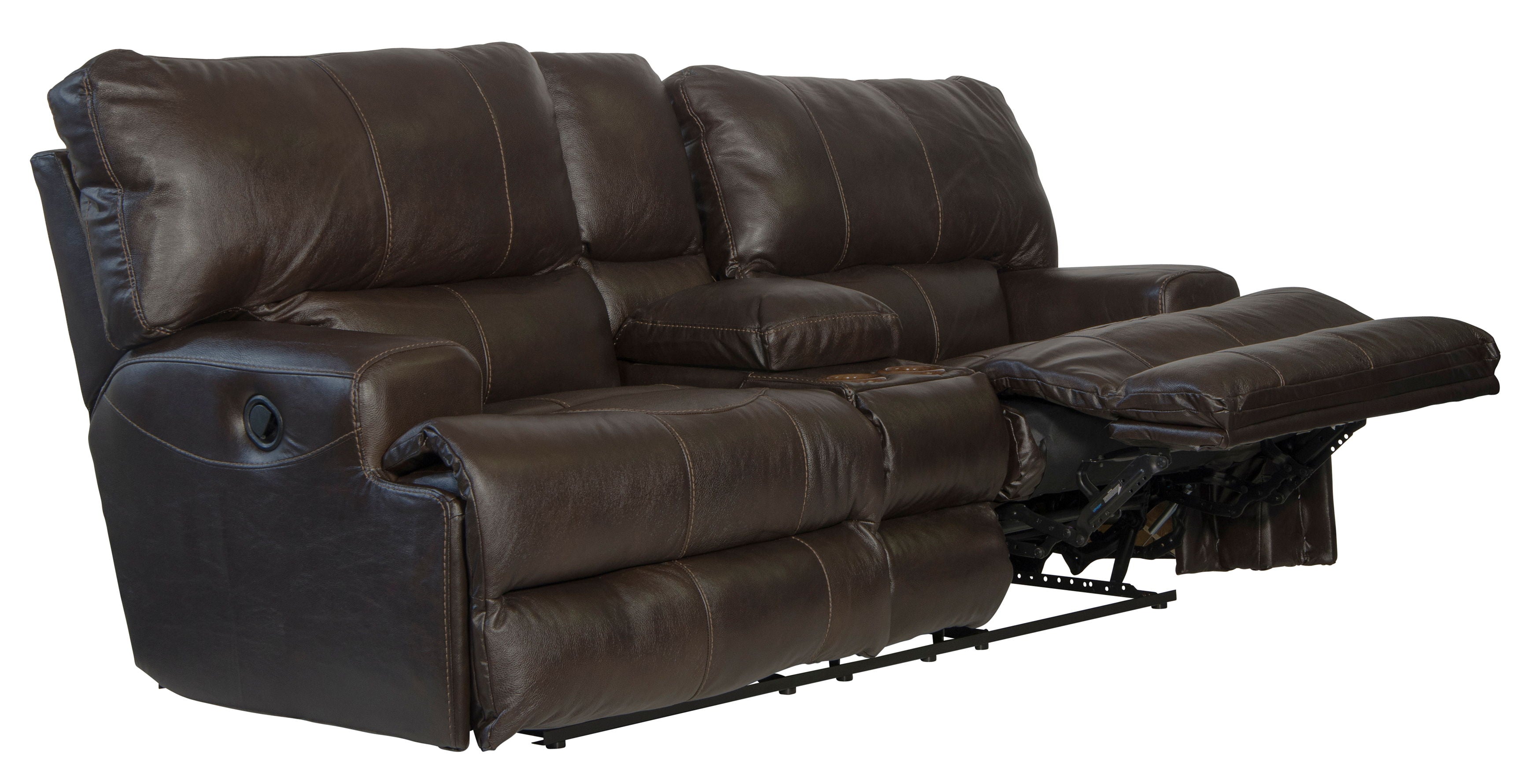 Wembley - Lay Flat Reclining Console Loveseat - Stylish Home Furniture