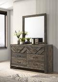 B500 - Dresser - Antique Brown - Stylish Home Furniture