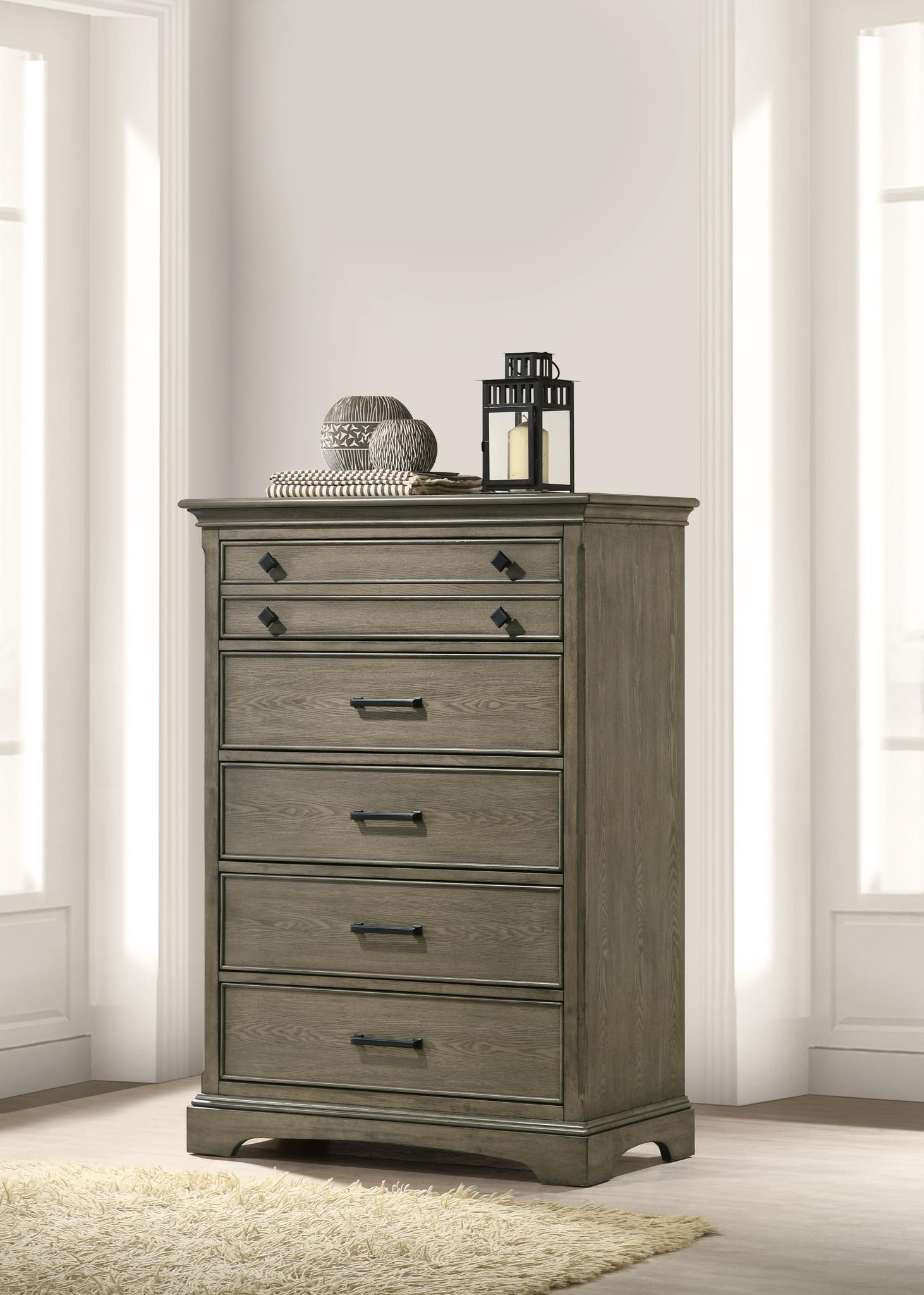B312 - Medium Chest - Dark Ash - Stylish Home Furniture