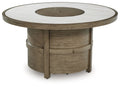 Rainier Ranch - Round Fire Pit Table - Beige - Stylish Home Furniture
