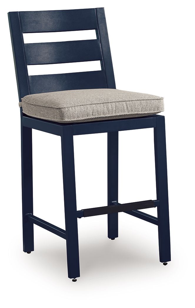 East Beach - Barstool (Set of 2) - Blue - Stylish Home Furniture
