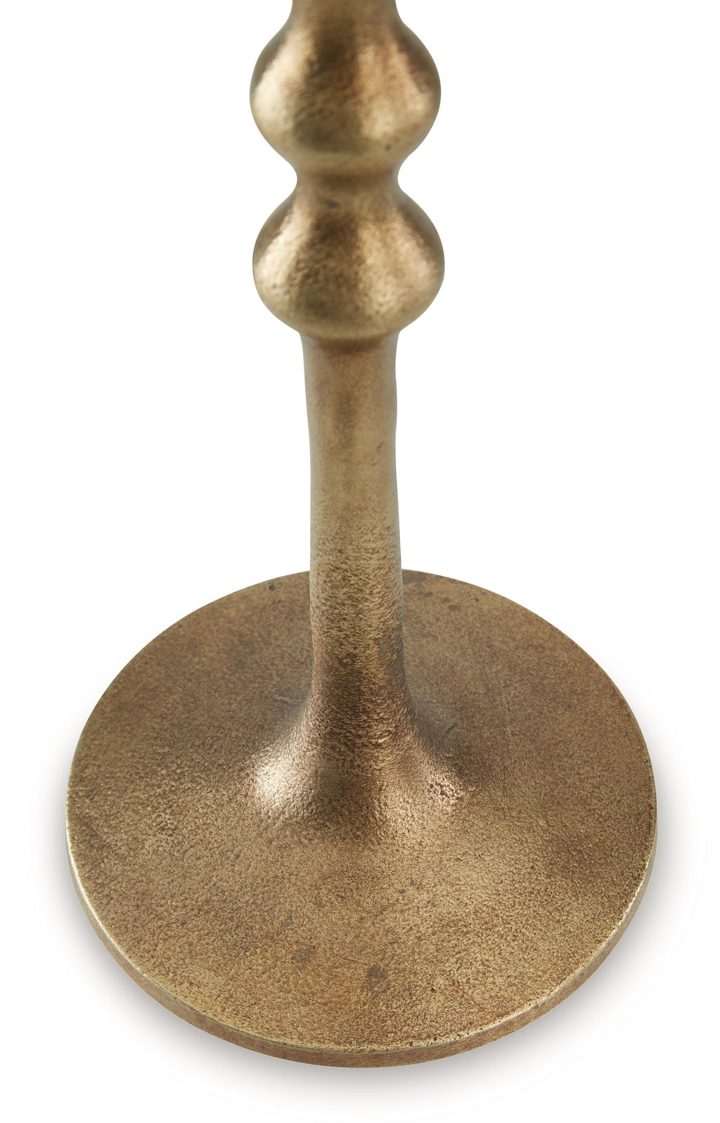 Larwick - Candle Holder Set (Set of 2) - Antique Brass Finish - Stylish Home Furniture