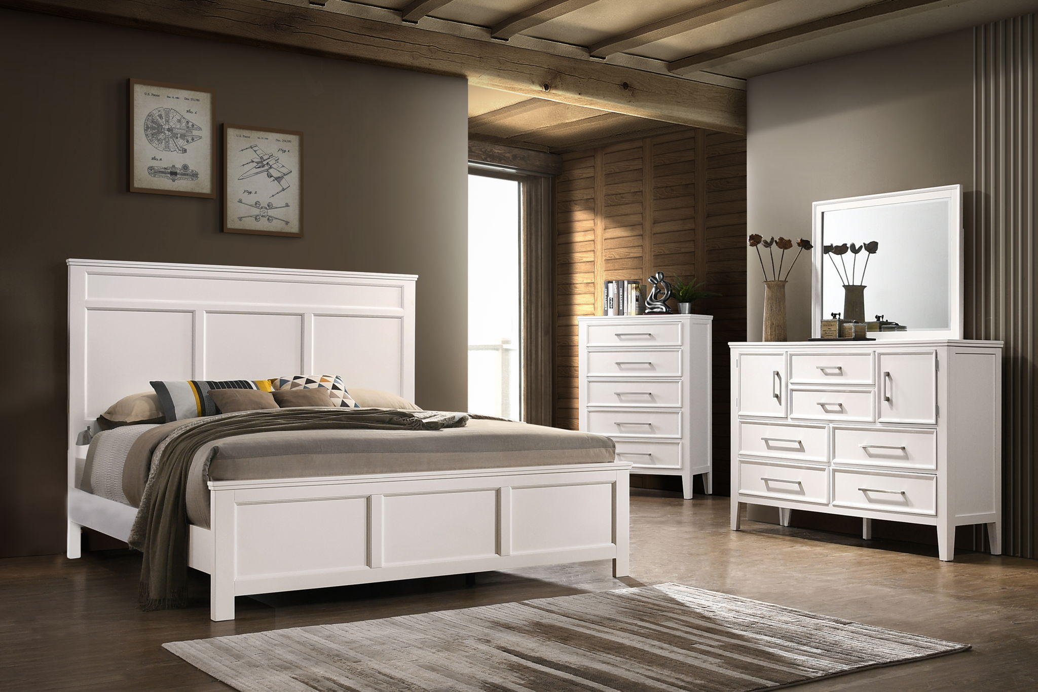Andover - Bedroom Wood Set - Stylish Home Furniture