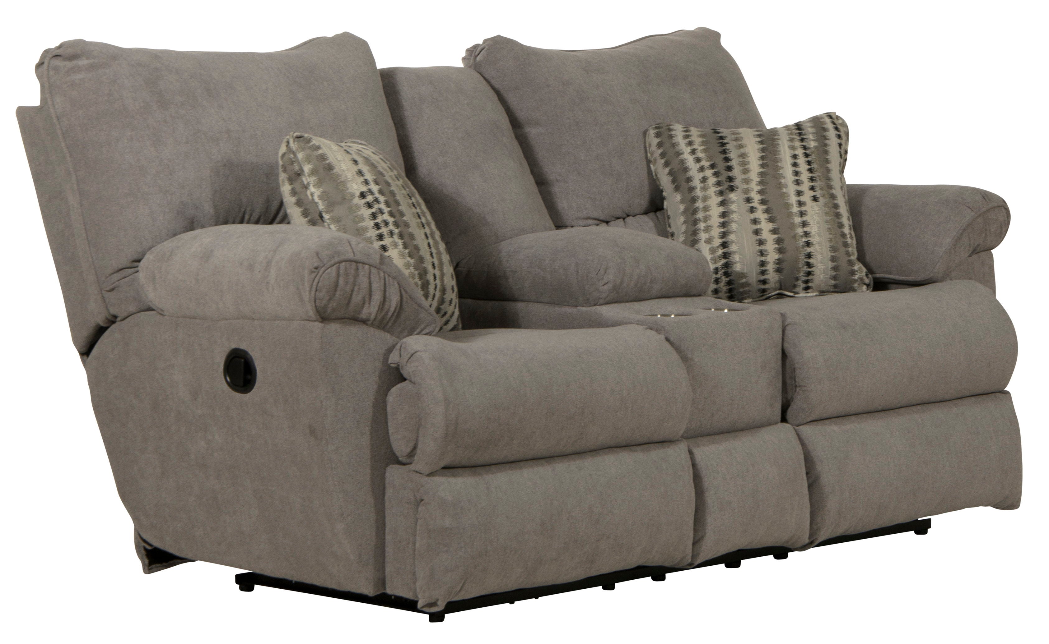 Sadler - Lay Flat Reclining Console Loveseat - Stylish Home Furniture