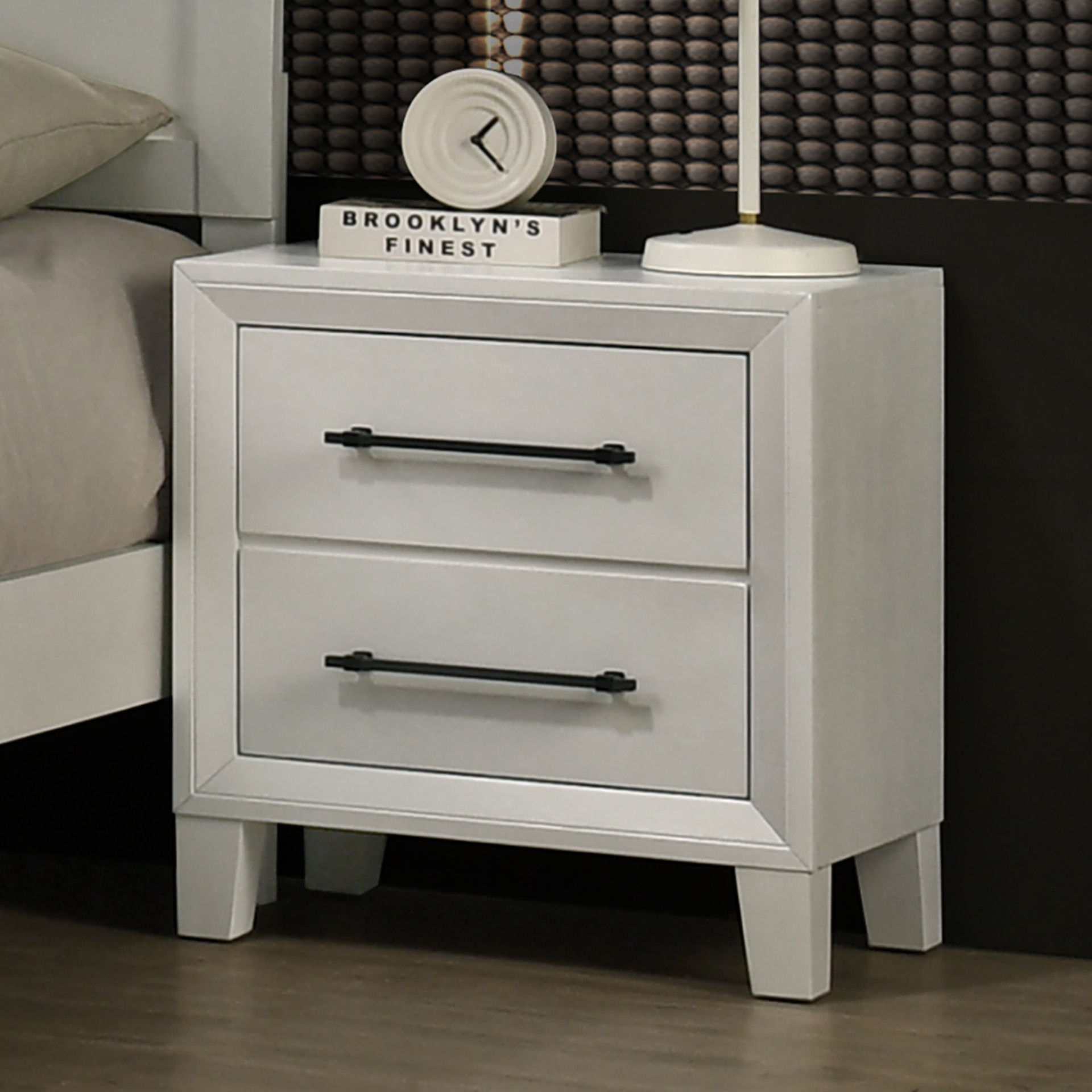 Ballard - 2 Drawer Nightstand - Stylish Home Furniture