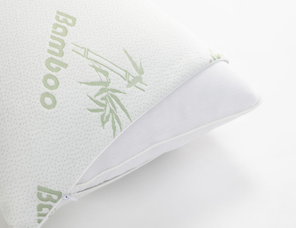 Memory Foam Pillows - Shredded Bamboo Memory Foam Pillow (Set of 6)