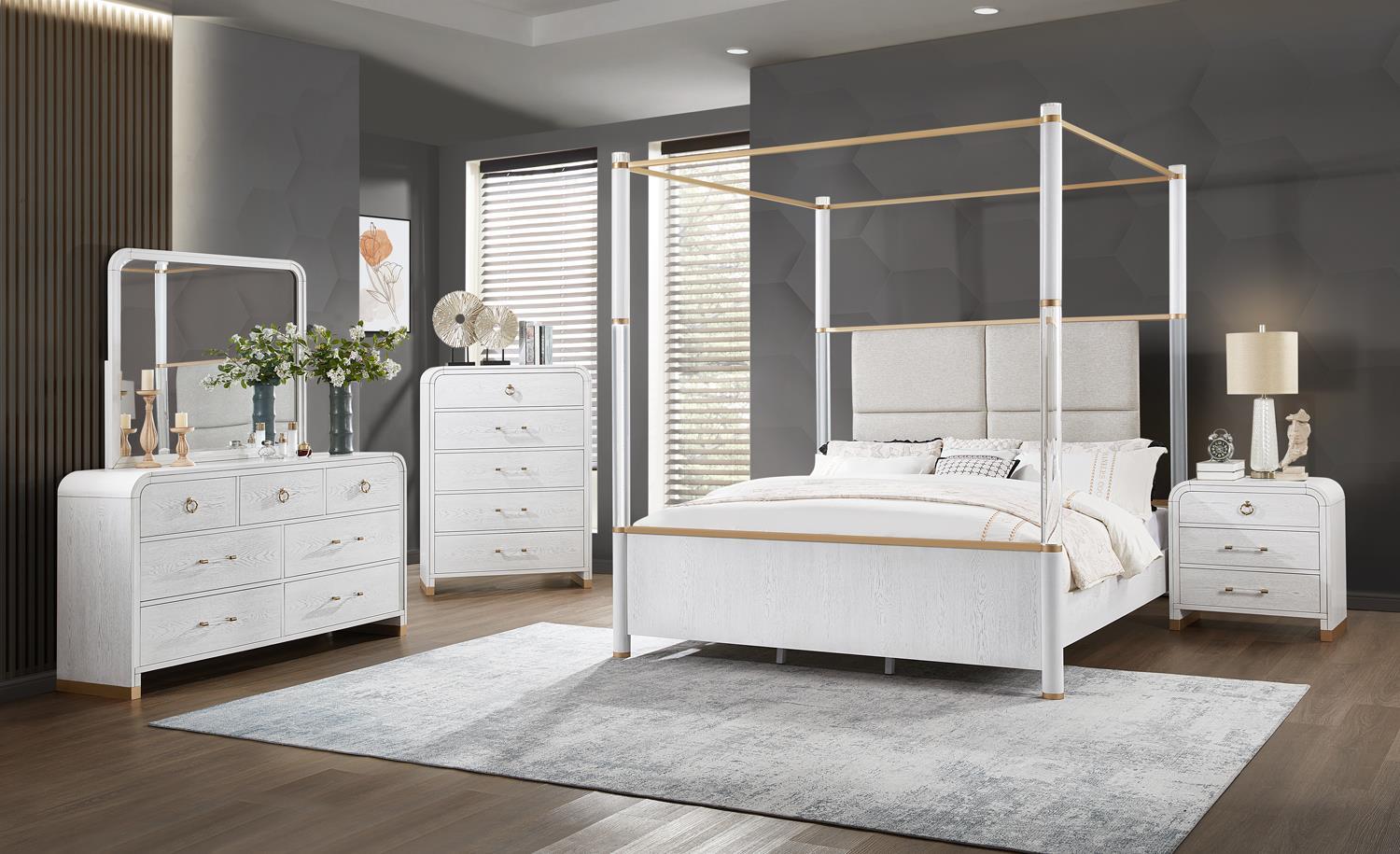 B093 - Chest - White - Stylish Home Furniture