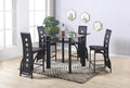 D322 - 5 Piece Dining Room Set (Table, 4 Chairs) - Black