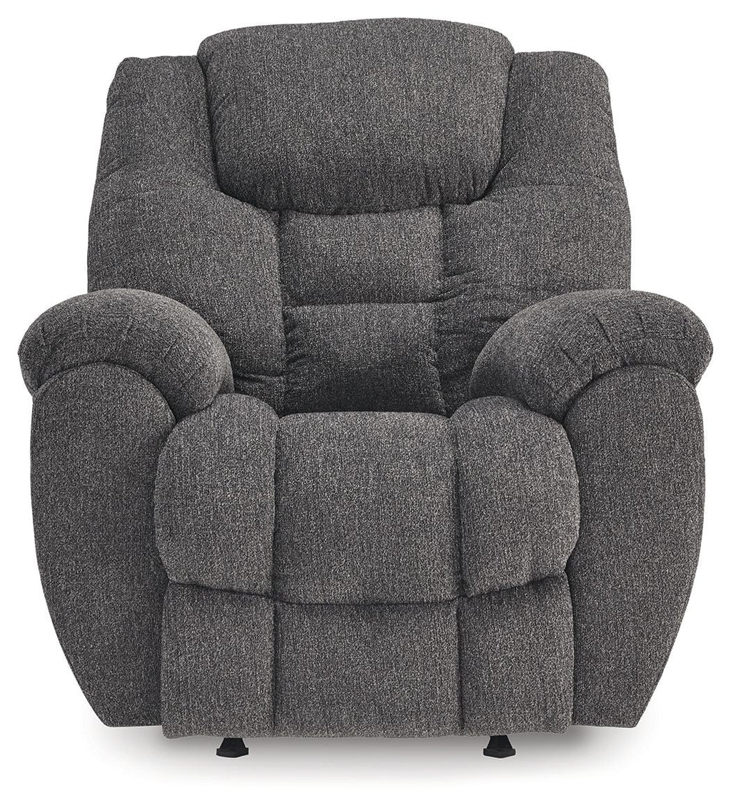 Foreside - Rocker Recliner - Charcoal - Stylish Home Furniture